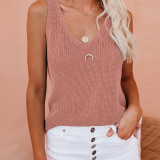 Solid Color Fashion Camisole Knits Tank Top GBLH-223#