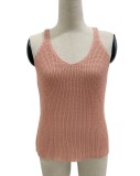 Solid Color Fashion Camisole Knits Tank Top GBLH-223#
