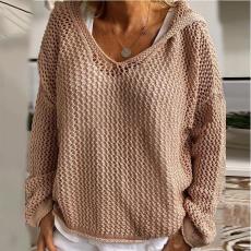 Hooded Loose Sweater Sunscreen Clothing GBLH-6039#