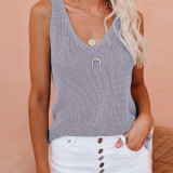 Solid Color Fashion Camisole Knits Tank Top GBLH-223#