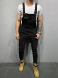 Men's Solid Color Slim Denim Pencil Back Pant GDMY-1928