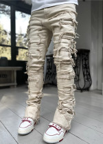 Men's Fashion Straight Brushed Jeans GDMY-CK3001