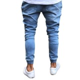 Men's Plus Size Solid Color Tight Jeans GDMY-1011