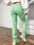 Rubbed Side Stacked Straight Jean GDMY-CK3018