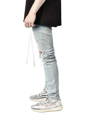 Men's Casual Washed Slim Pencil Jeans GDMY-1991