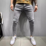 Men's Casual Washed Slim Tight Pencil Jeans GDMY-2050