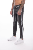 Men's Plus Size Fashion Denim Holes Slim Patchwork Jeans GDMY-1922