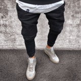 Men's Plus Size Solid Color Tight Jeans GDMY-1011