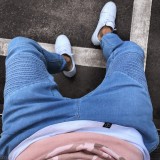 Men's Plus Size Solid Color Tight Jeans GDMY-1011