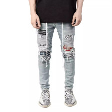 Men's Casual Washed Slim Pencil Jeans GDMY-1991