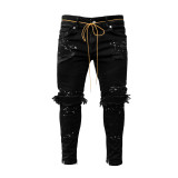 Men's Holes Slim Pencil Jeans GDMY-1973