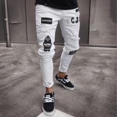 Men's Fashion Patch Holes Slim Jean GDMY-LF807