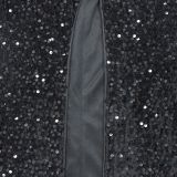 Beaded Velour Backless Sling Maxi Dress BY-C7065