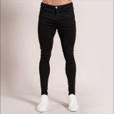Men's Solid Color Wased Pencil Jeans GDMY-1957