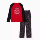 Christmas Long Sleeve Printed Pajamas Parent-Child Set GSGS-0690