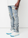 Men's Fashon Denim Holes Pencil Jeans GDMY-G175