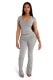 Casual Solid Color Short Sleeve Two Piece Pants Set YD-8816