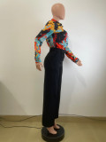 Casual Print Long Sleeve Shirt QODY-Y6051