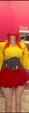 Pre Order: About 7 work days shipping Loose V-neck Print Sports T-shirt YUEM-Y220204