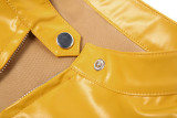 Contrast Color Embroidered Shorts Jackets XEF-54784