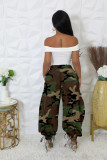 Camouflage Print Lantern Loose Drawstring Pants LSD-LD2278