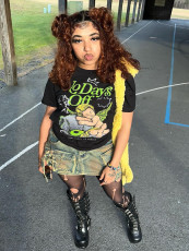 Plus Size Letter Printed Short Sleeve T-Shirt GYDB-2518