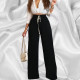 Solid Color Casual Drawstring Pants OD-8710