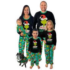 Christmas Print Parent-Child Loungewear Set GSGS-0700