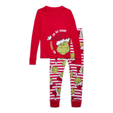 Christmas Stripe Print Parent-Child Loungewear Set GSGS-0699