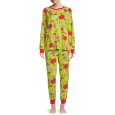 Christmas Print Casual Pajamas Parent-Child Suit GSGS-0701