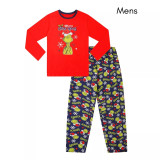 Christmas Print Color Block Parent-child pajamas Set GSGS-0703