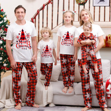 Christmas Printed Parent-Child Home Pajama Set GFTM-JJF126-3