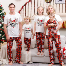 Christmas Printed Parent-Child Home Pajama Set GFTM-JJF126-3