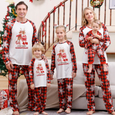 Christmas Printed Homewear Parent-Child Pajama Set GFTM-JJF123-4