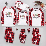 Christmas Print Long Sleeve Loungewear Plaid Pajama Set GFTM-JJF32-9