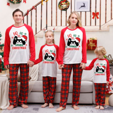 Christmas Printed Long Sleeve Parent-Child Pajama Set GFTM-JJF107-5