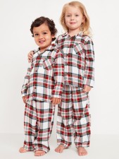 Christmas Plaid Print Parent-Child Pajama Set GSGS-0708