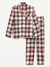Christmas Plaid Print Parent-Child Pajama Set GSGS-0708