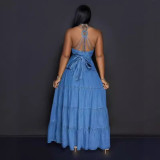 Sweet Sexy Backless Long Dress GADE-6500