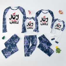 Christmas Prints Long Sleeve Parent-child Home Set GFTM-JJF99-207