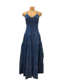Sweet Sexy Backless Long Dress GADE-6500