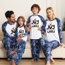 Christmas Prints Long Sleeve Parent-child Home Set GFTM-JJF99-207