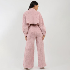 Homewear Loose Lambswool Thickened Warm Suit GWDS-221009