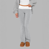 Fashion Loose Pockets Straight Pants LSD-2285