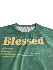 Letter Print Long Sleeve T Shirt LM-2075