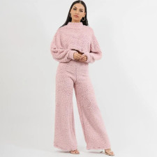 Homewear Loose Lambswool Thickened Warm Suit GWDS-221009