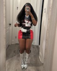 Fashion Print Mesh T Shirt YUEM-230291