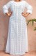 Plus Size Court Style Lace Hollow Out Maxi Dress GXYY-8247