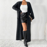 Long Sleeve Sweater Cardigan Long Coat GDAM-7188