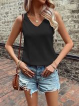 Backless V Neck Sport Tank Tops GYSQ-CVDB0220